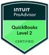 Intuit ProAdvisor: QuickBooks Level 2 certified